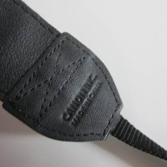 CANON EOS Digital CAMERA Neck Strap Only - Black & Red - 41" Long - Used - Picture 6 of 6